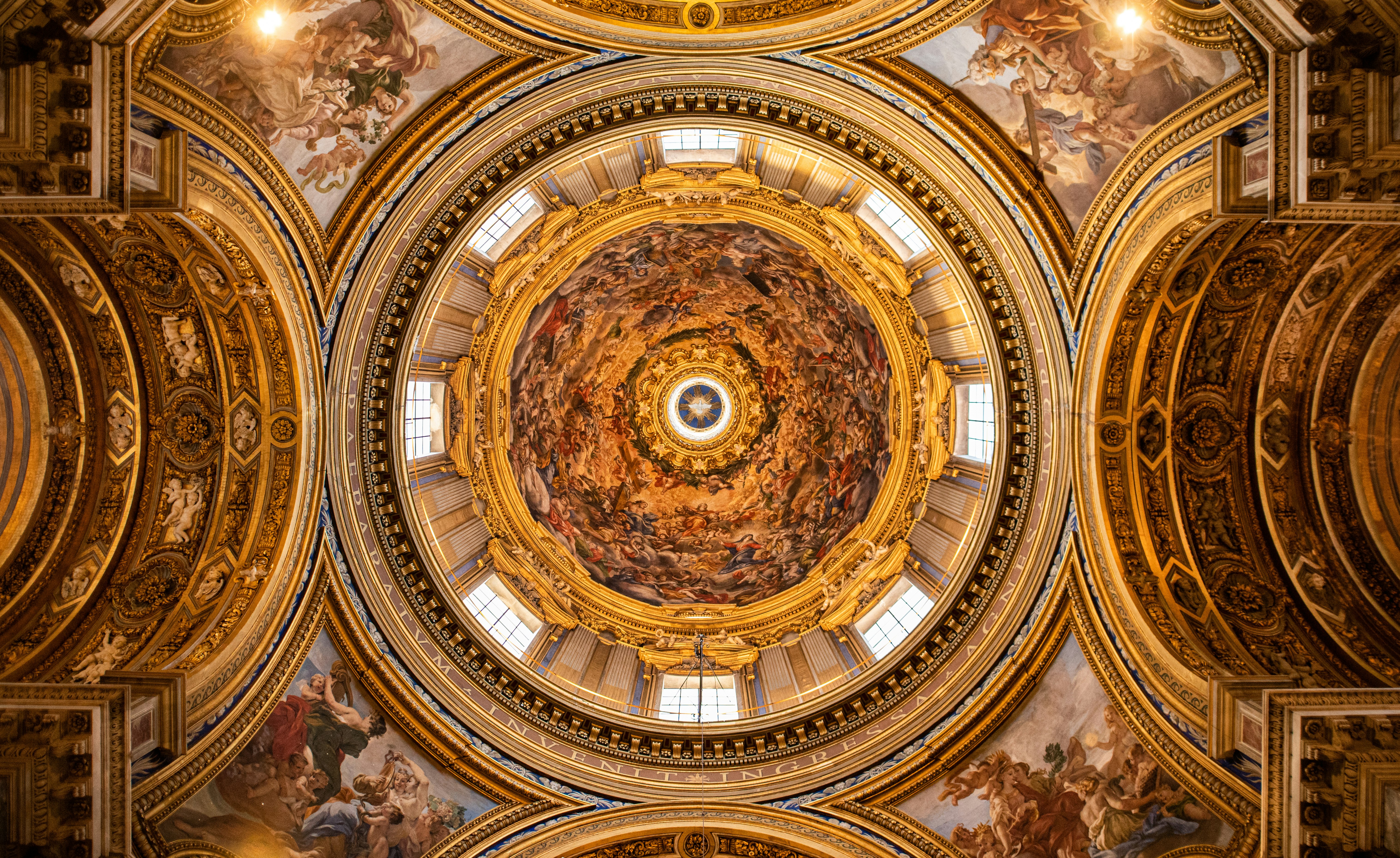 low-angle photography of building dome